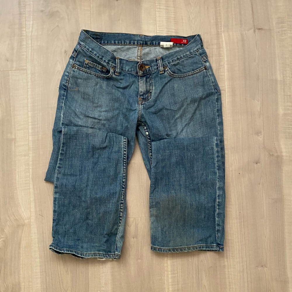 low rise bootcut jeans